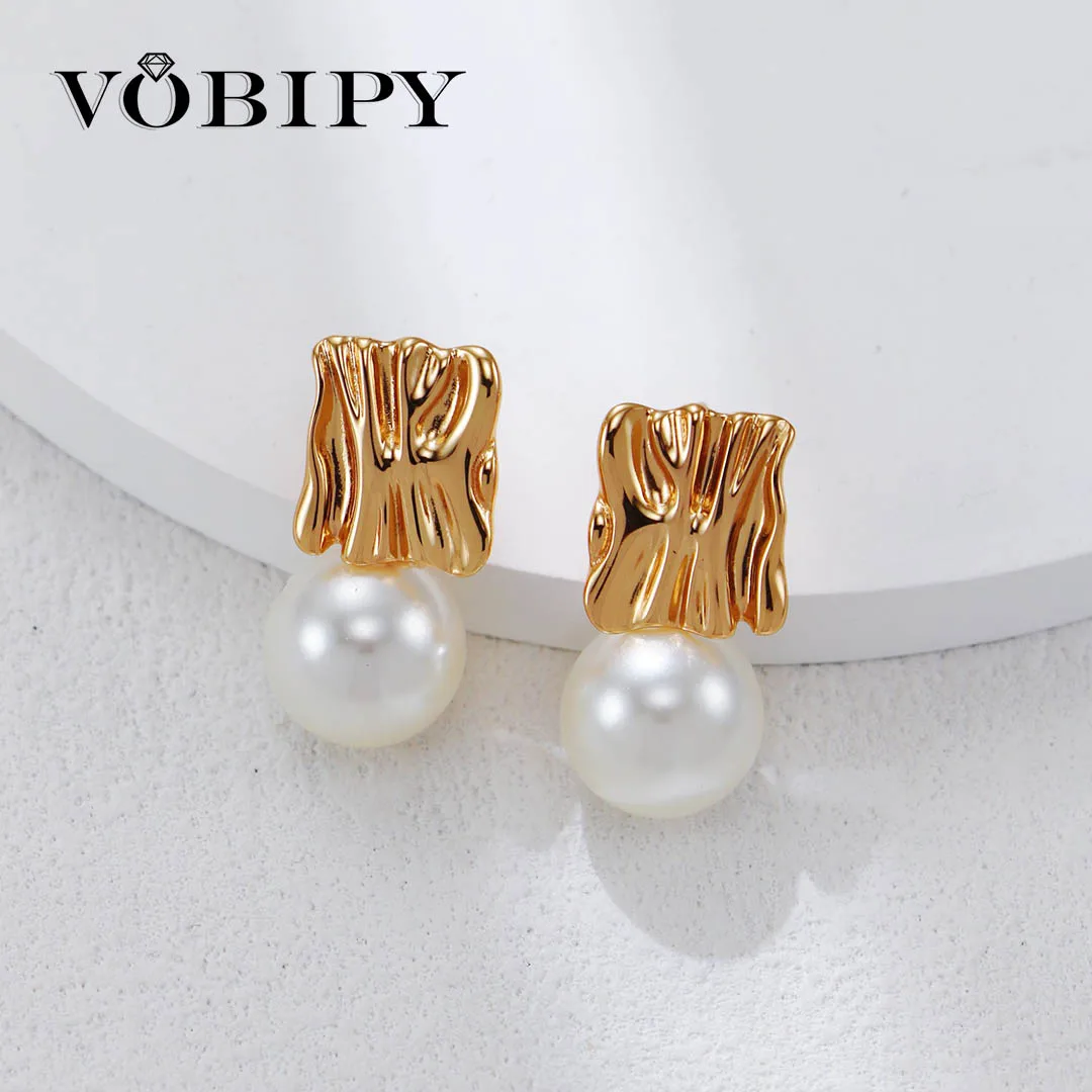 VOBIPY 925 Sterling Silver Earrings White Pearl Earring For Women 12-14mm Shell Pearl Design Fashion Jewelry Wedding Party Gifts
VOBIPY 925 Sterling Silver Earrings White Pearl Earring For Women 12-14mm Shell Pearl Design Fashion Jewelry Wedding Party Gifts