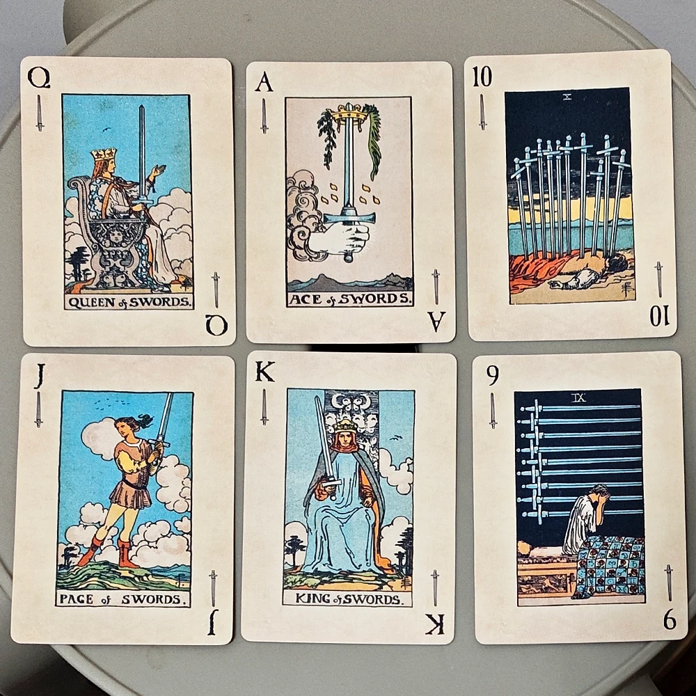 RWS Playing Card Deck: 78-Card Poker Deck Illustrated with RWS Images, Combines Tarot and Playing Cards, Double-embossed
RWS Playing Card Deck: 78-Card Poker Deck Illustrated with RWS Images, Combines Tarot and Playing Cards, Double-embossed