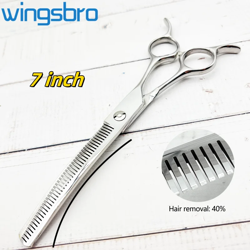 Wingsbro 7-дюймовые ножницы для ухода за собаками, изогнутые тонкие ножницы, подходящие для ножниц для стрижки лица и тела собак, кошек
Wingsbro 7-дюймовые ножницы для ухода за собаками, изогнутые тонкие ножницы, подходящие для ножниц для стрижки лица и тела собак, кошек