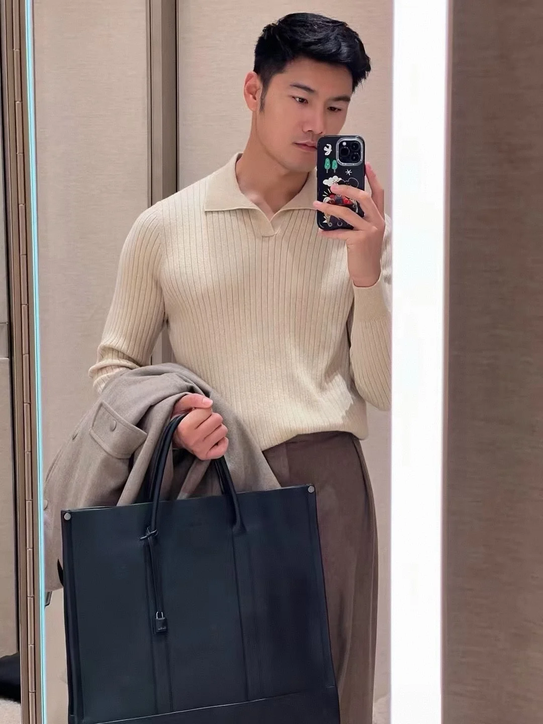 Italian Sle Men's Wool Blend Long Sve irt Casual Simple Busin Turn-down Collar Lightweight Autumn Wi...
Italian Sle Men's Wool Blend Long Sve irt Casual Simple Busin Turn-down Collar Lightweight Autumn Wi...