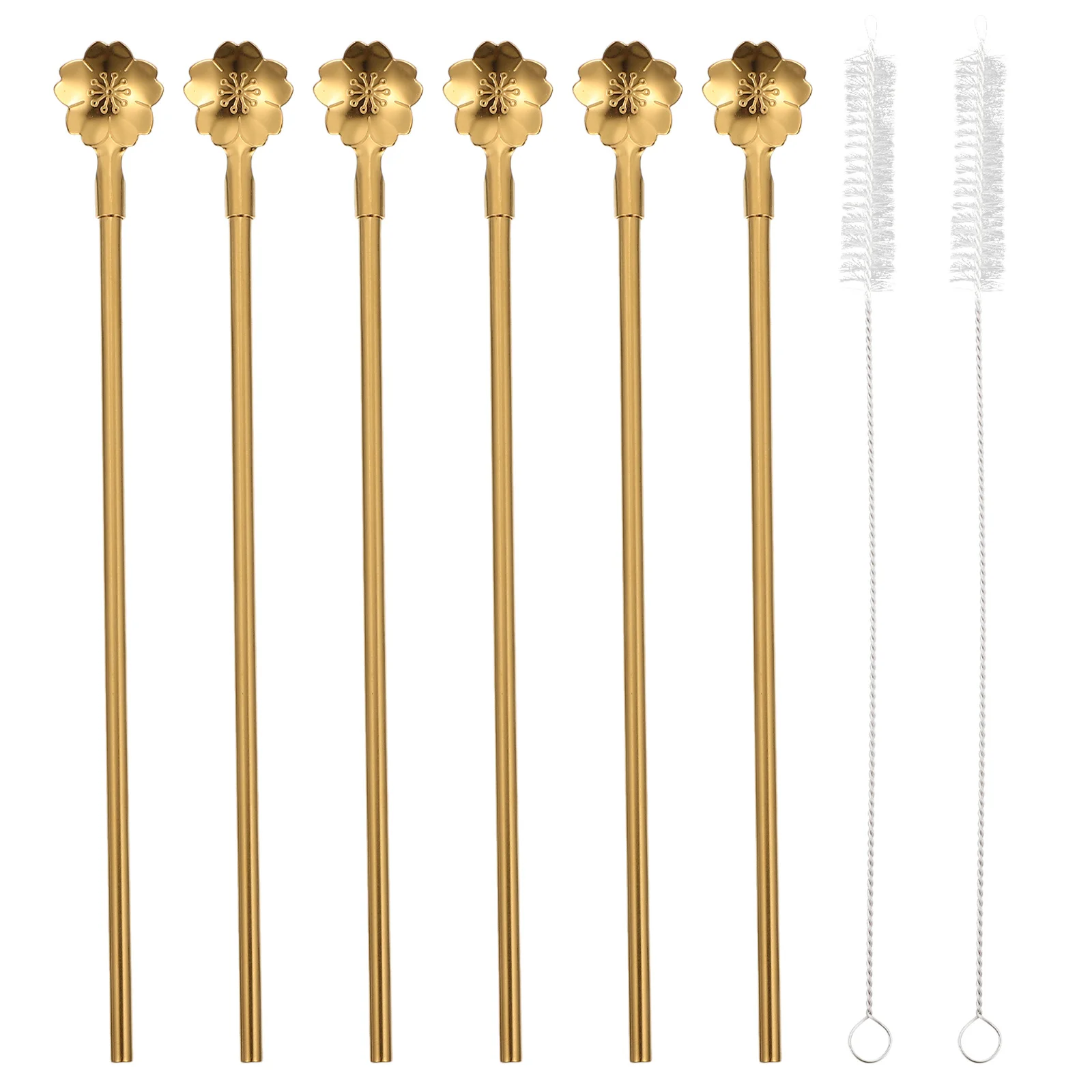 8Pcs Straw Spoon Stainless Steel Beverage Dessert Stirring Spoons Coffee Tea Mixing Scoops Home Tableware Drinking Straw Spoon
8Pcs Straw Spoon Stainless Steel Beverage Dessert Stirring Spoons Coffee Tea Mixing Scoops Home Tableware Drinking Straw Spoon