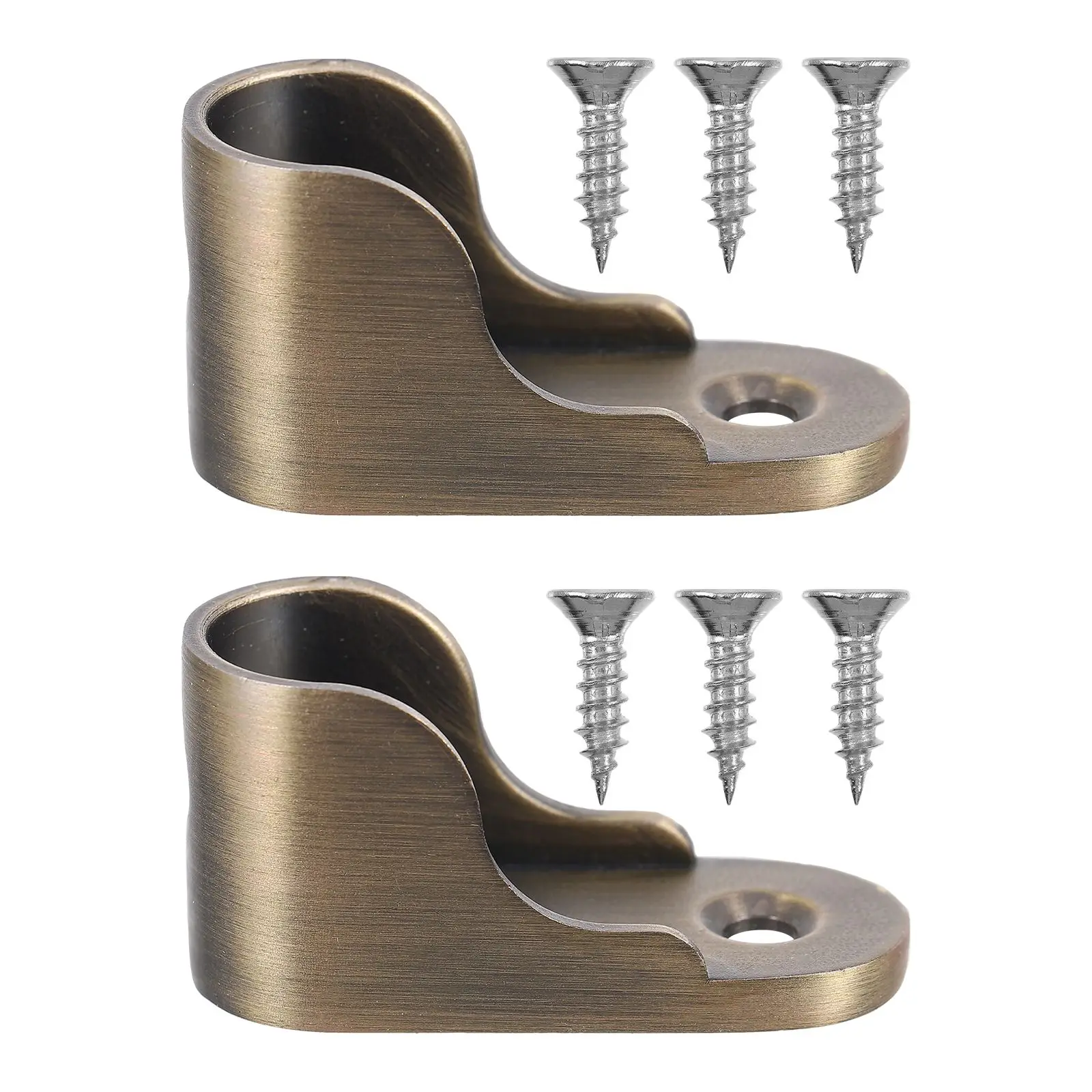 2Pcs Zinc Alloy Closet Pole Socket Bracket Flange Seat Rod Holder Wardrobe Storage Display Hardware
2Pcs Zinc Alloy Closet Pole Socket Bracket Flange Seat Rod Holder Wardrobe Storage Display Hardware