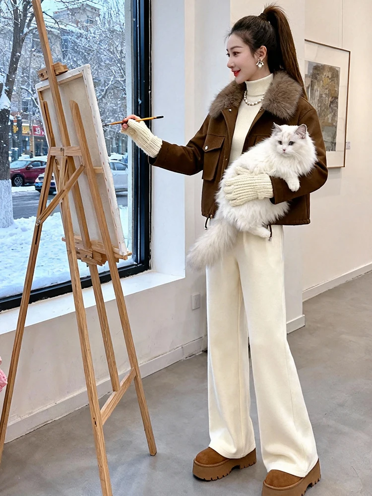 Korean Sle Thiened Winter Commute Women's Jaet down Cotton Coat Warm Zipper ket Outerwear Anti-Aging Youthful
Korean Sle Thiened Winter Commute Women's Jaet down Cotton Coat Warm Zipper ket Outerwear Anti-Aging Youthful