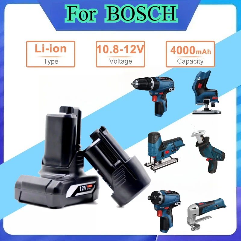 for 12V Bosch Li-ion BAT420 BAT411 Replacement Battery for Bosch BAT411 BAT412 BAT413 BAT414 10.8V Battery Cordless Power Tools
for 12V Bosch Li-ion BAT420 BAT411 Replacement Battery for Bosch BAT411 BAT412 BAT413 BAT414 10.8V Battery Cordless Power Tools