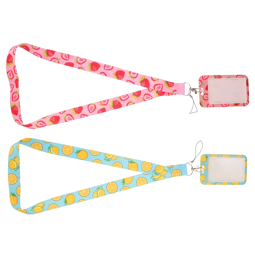 2pcs Id Badge Holder With Lanyard Fruit Pattern Card Sleeve For Card Cover Name Tag Holder Portable Protective
2pcs Id Badge Holder With Lanyard Fruit Pattern Card Sleeve For Card Cover Name Tag Holder Portable Protective