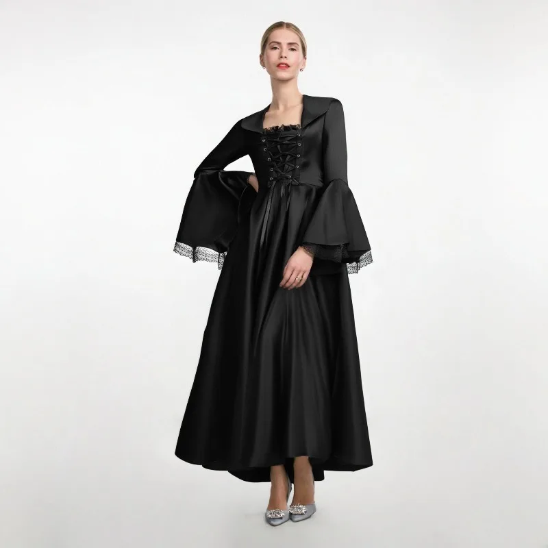 Halloween Medieval Witch Dark Goth Hat Cos Self-built Chest Strap Waist Dress
Halloween Medieval Witch Dark Goth Hat Cos Self-built Chest Strap Waist Dress