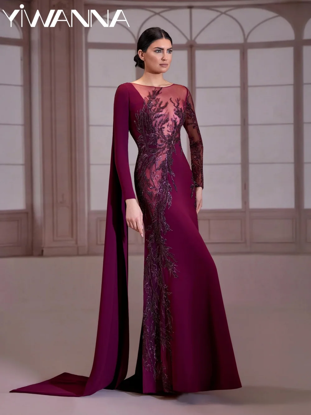 New Arrival Elegant Mother of the Bride Dress For Wedding Luxury Beaded Long Sleeve Evening Dresses Customized Party Gowns
New Arrival Elegant Mother of the Bride Dress For Wedding Luxury Beaded Long Sleeve Evening Dresses Customized Party Gowns