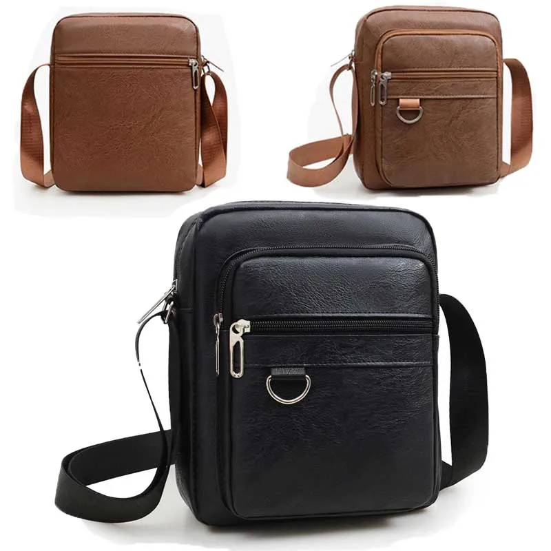 PU Leather Single Shoulder Bag Men's Business Leisure Large Capacity Handbag Multi Layer Waterproof For Male's Crossbody Bags
PU Leather Single Shoulder Bag Men's Business Leisure Large Capacity Handbag Multi Layer Waterproof For Male's Crossbody Bags
