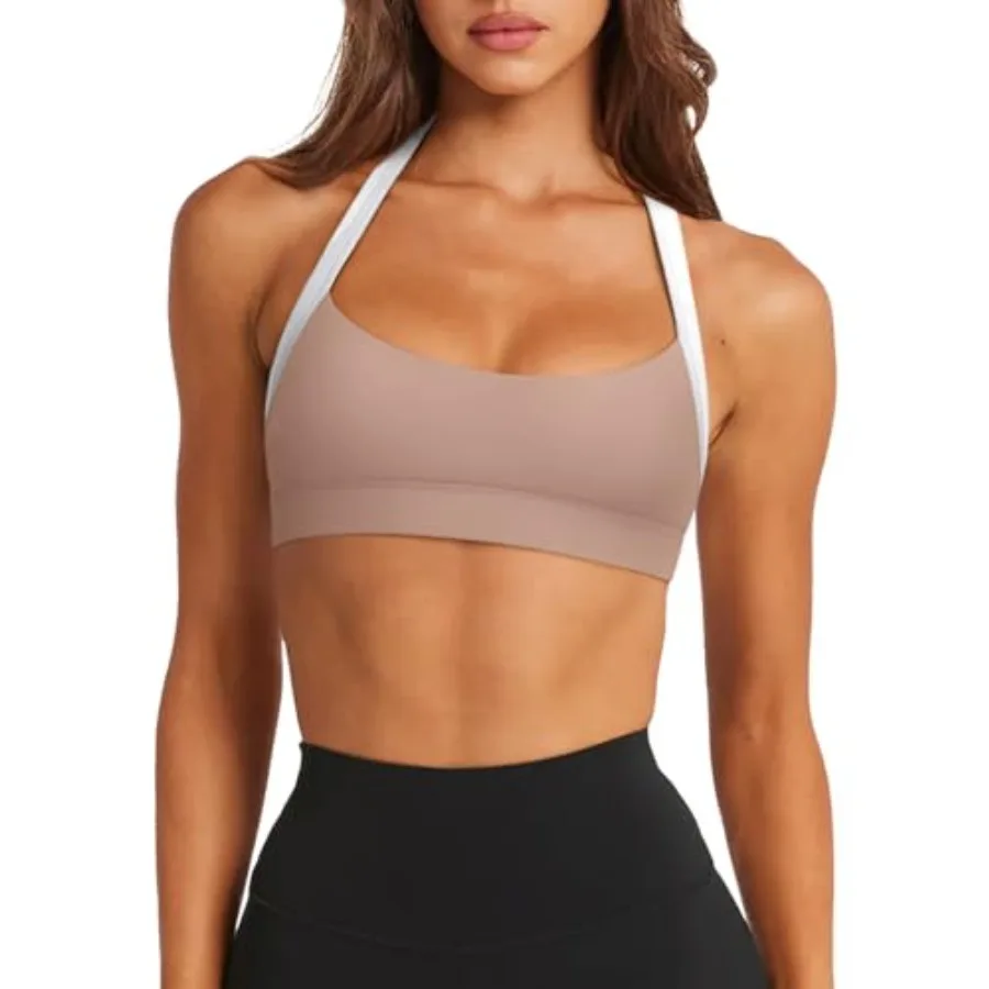 LASLULU Halter Sports Bras for Women Scoop Neck Workout Tops Padded Sleeveless Open Back Yoga Crop Gym Tank Tops
LASLULU Halter Sports Bras for Women Scoop Neck Workout Tops Padded Sleeveless Open Back Yoga Crop Gym Tank Tops