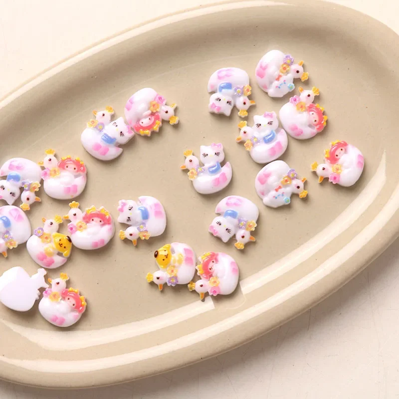 20 шт., милая утка, серия Sanrio, смоляные подвески для ногтей, красивые смоляные кабошоны с плоской задней частью, украшения для дизайна ногтей, сделай сам, аксессуары для ногтей из смолы
20 шт., милая утка, серия Sanrio, смоляные подвески для ногтей, красивые смоляные кабошоны с плоской задней частью, украшения для дизайна ногтей, сделай сам, аксессуары для ногтей из смолы