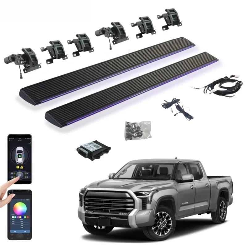 Top quality Power Electric Running Boards with LED s Automatic Side Steps Fit Tundra 2022-2025 Heavy Duty Anti-Slip Truck Access
Top quality Power Electric Running Boards with LED s Automatic Side Steps Fit Tundra 2022-2025 Heavy Duty Anti-Slip Truck Access