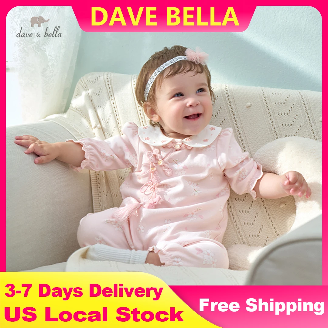 Dave Bella Baby Jumpsuit Long Sleeve Girls Newborn Creeper Casual Cotton Floral Romper 2025 Spring Autumn Clothes DB3241830
Dave Bella Baby Jumpsuit Long Sleeve Girls Newborn Creeper Casual Cotton Floral Romper 2025 Spring Autumn Clothes DB3241830