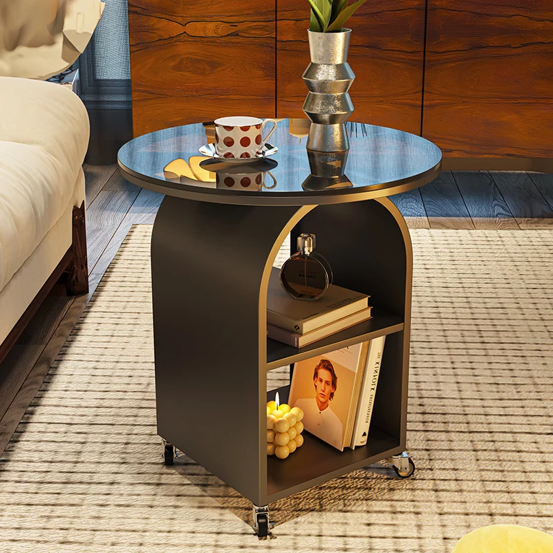 Living room sofa side few with wheels modern simple movable light luxury high sense creative side cabinet
Living room sofa side few with wheels modern simple movable light luxury high sense creative side cabinet