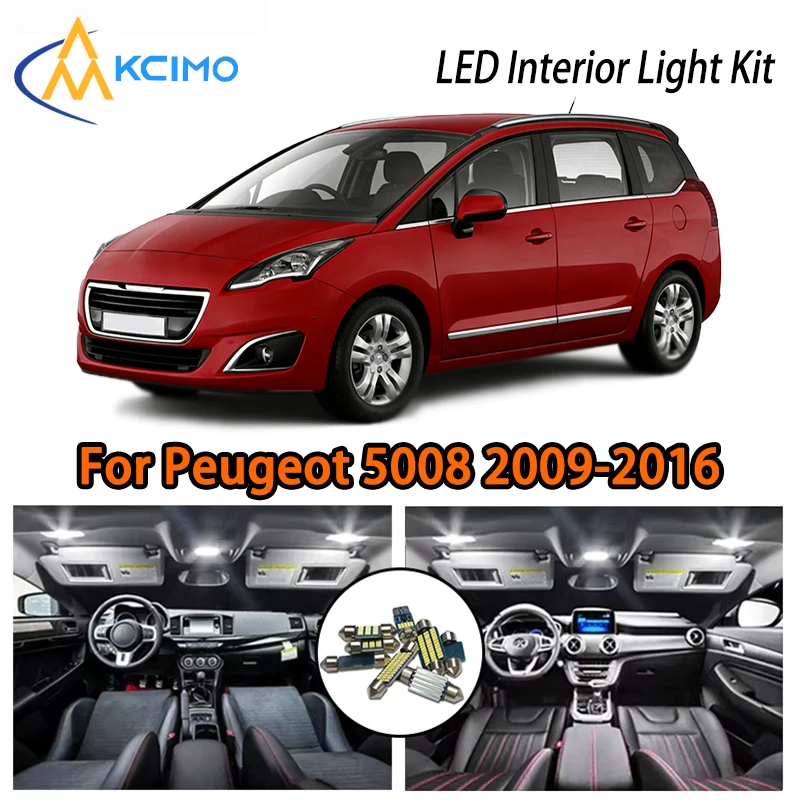 Amazing LED Interior Lights For Peugeot 5008 2009-2016, Two Colors White Blue Choice Easy Install Super Bright
Amazing LED Interior Lights For Peugeot 5008 2009-2016, Two Colors White Blue Choice Easy Install Super Bright