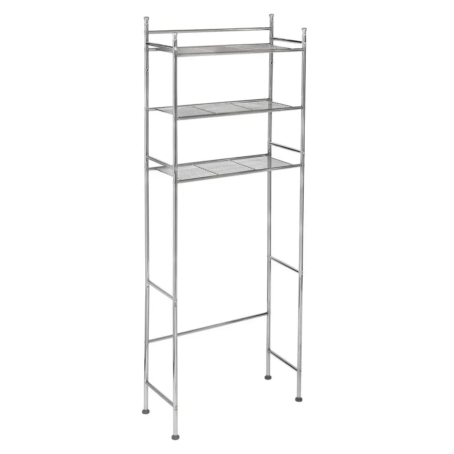 BTH05079 3Tier Metal Bathroom Shelf Space Saver, 9.45 x 22.83 x 59.84, Chrome
BTH05079 3Tier Metal Bathroom Shelf Space Saver, 9.45 x 22.83 x 59.84, Chrome