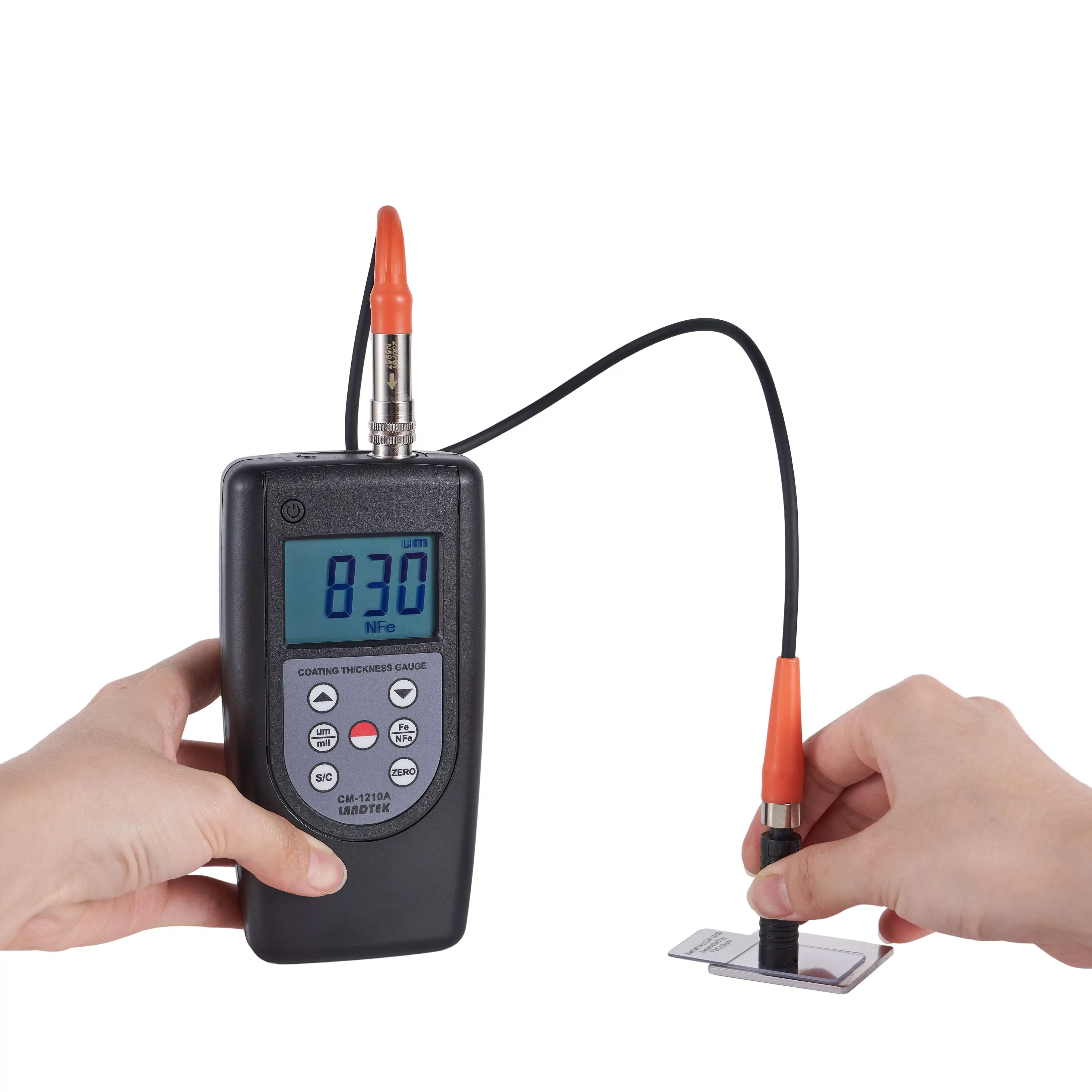 Magnetic Induction & NF Type Eddy Current 2 in 1 Coating Thickness Gauge Meter 0~2000um/0~80mil
Magnetic Induction & NF Type Eddy Current 2 in 1 Coating Thickness Gauge Meter 0~2000um/0~80mil
