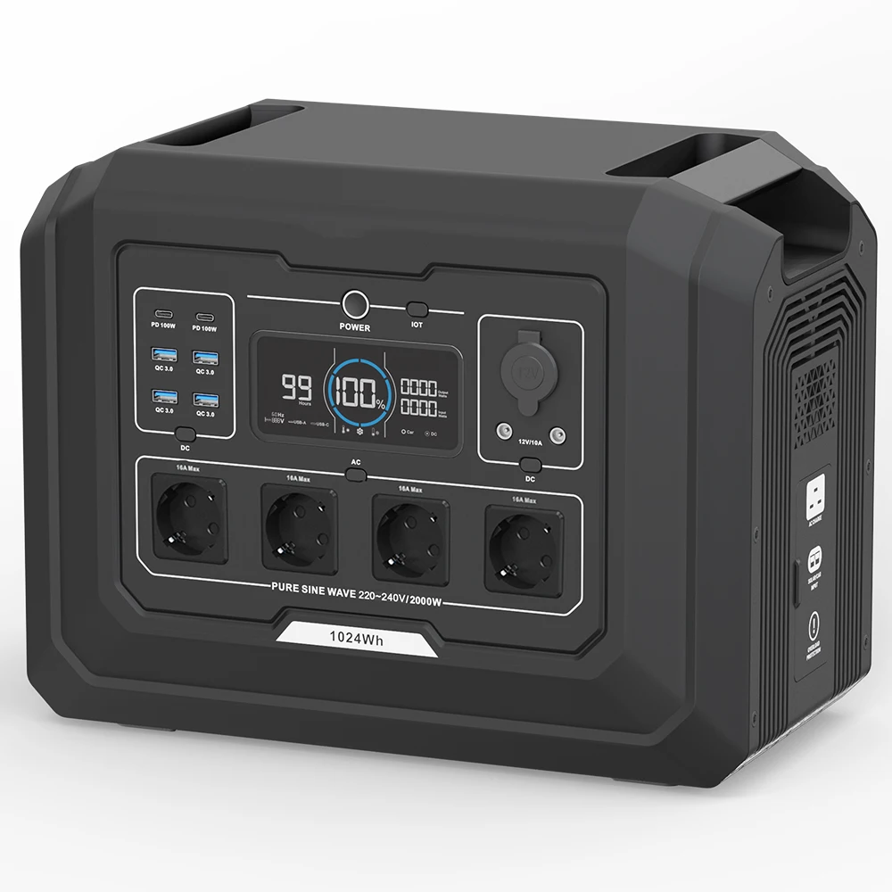 SOUOP S1 2000W AC Output Portable Solar Generator 1024Wh LiFePO4 Battery Fast Charging Portable Power Station
SOUOP S1 2000W AC Output Portable Solar Generator 1024Wh LiFePO4 Battery Fast Charging Portable Power Station