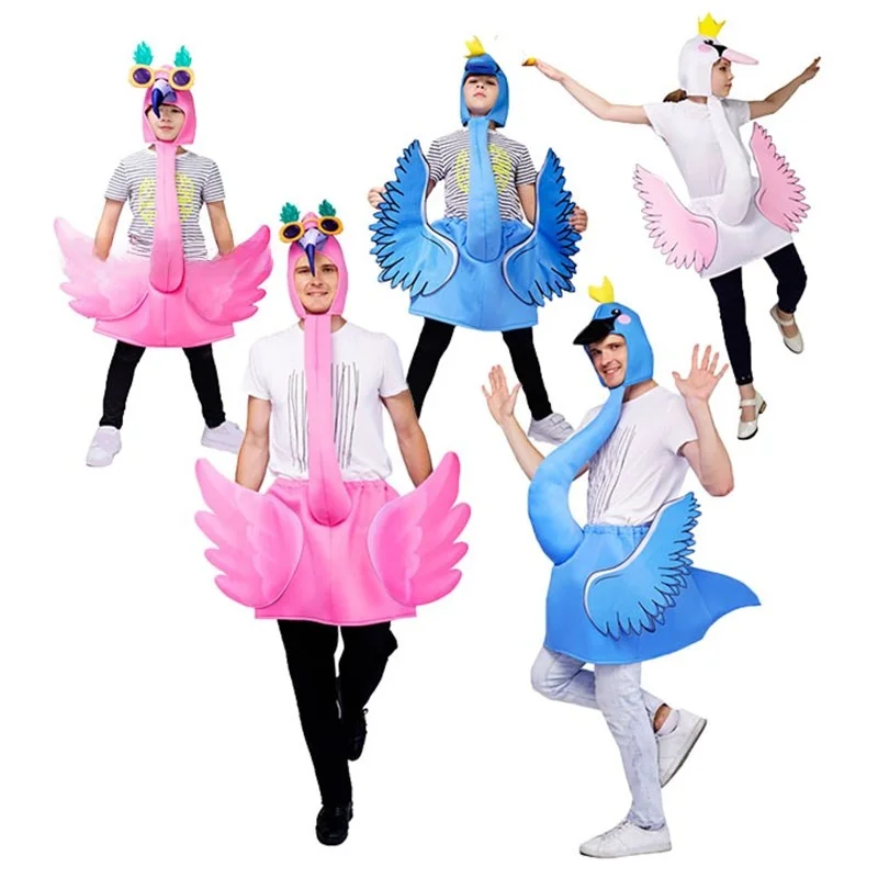 Parent-Child Flamingo Jacket Children's Day Performance Outfit Small Swan Show Costume Polyester Material Summer 2023
Parent-Child Flamingo Jacket Children's Day Performance Outfit Small Swan Show Costume Polyester Material Summer 2023