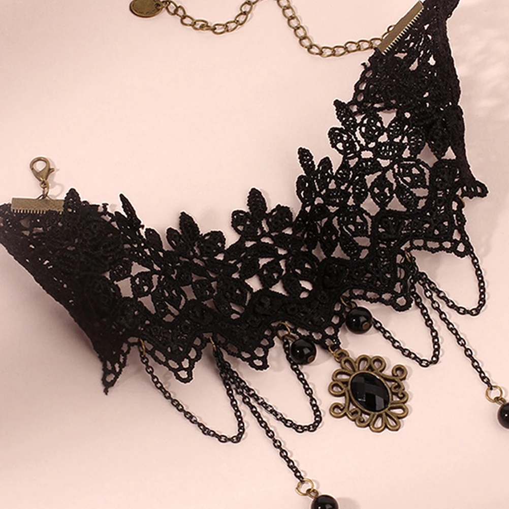 3Pcs Vintage Lace Choker Gothic Necklace Acrylic Pendant Lightweight Neck Accessory for Party Gothic Neck Chain
3Pcs Vintage Lace Choker Gothic Necklace Acrylic Pendant Lightweight Neck Accessory for Party Gothic Neck Chain