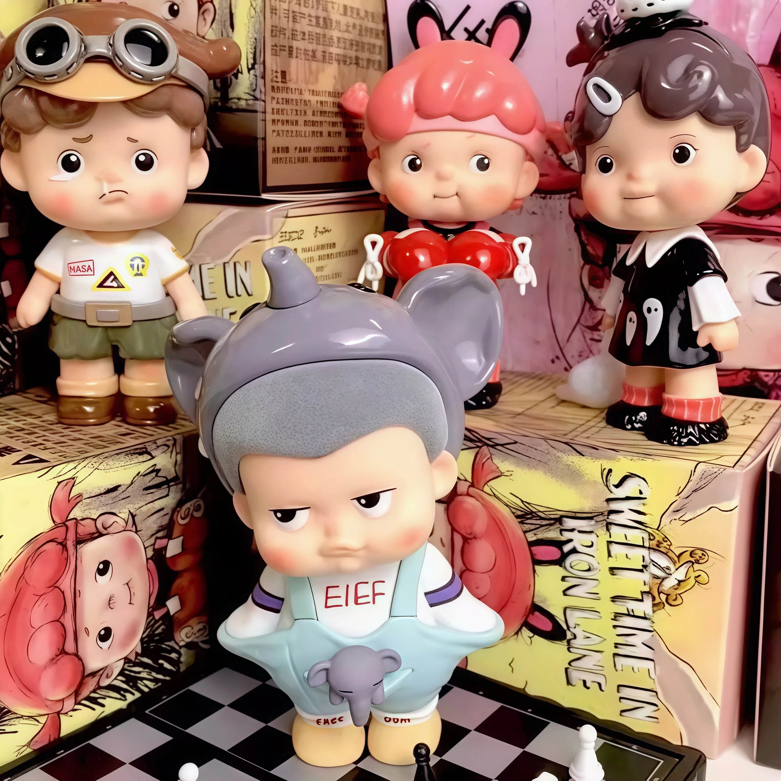 Горячая Heyone, оригинальная Little Time In Alley, модная игровая серия, слепая коробка, креативная игрушка, фигурка, декор, загадочный подарок для коллекционеров
Горячая Heyone, оригинальная Little Time In Alley, модная игровая серия, слепая коробка, креативная игрушка, фигурка, декор, загадочный подарок для коллекционеров