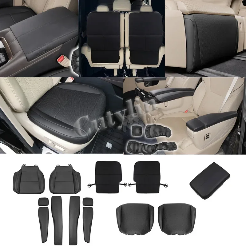 Car Leather Rear Front Seat Row Storage Protective Cover Trim Armrest Box Pad For Toyota Alphard Vellfire 40 Series 2023-2025
Car Leather Rear Front Seat Row Storage Protective Cover Trim Armrest Box Pad For Toyota Alphard Vellfire 40 Series 2023-2025