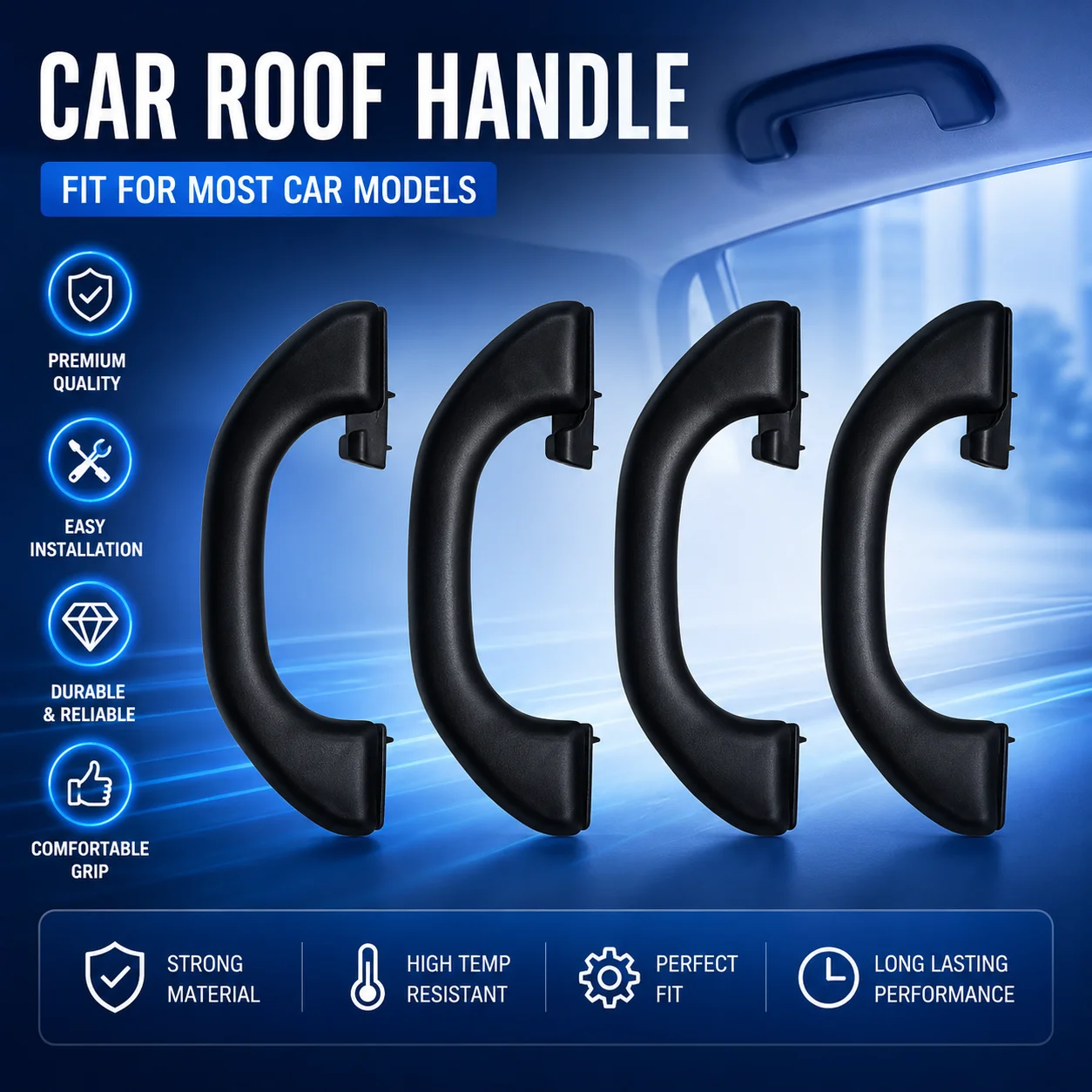 4Pcs Car Interior Roof Ceiling Grab Handle Roof Handle for Jetta Golf
4Pcs Car Interior Roof Ceiling Grab Handle Roof Handle for Jetta Golf