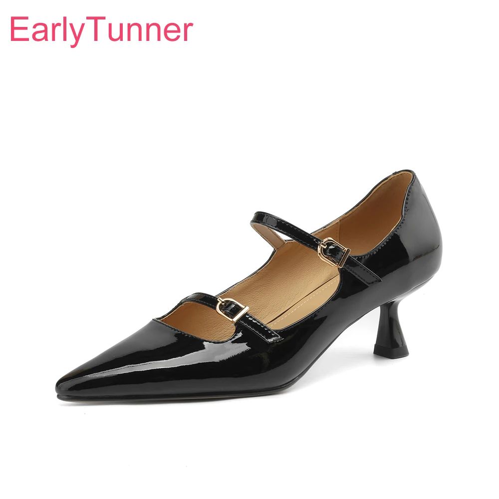 2025 New Quality Sheepskin Black Wine Red Women Pumps Pointed Toe High Thin Heels Lady Shoes Plus Big Small Size 31 45 47
2025 New Quality Sheepskin Black Wine Red Women Pumps Pointed Toe High Thin Heels Lady Shoes Plus Big Small Size 31 45 47