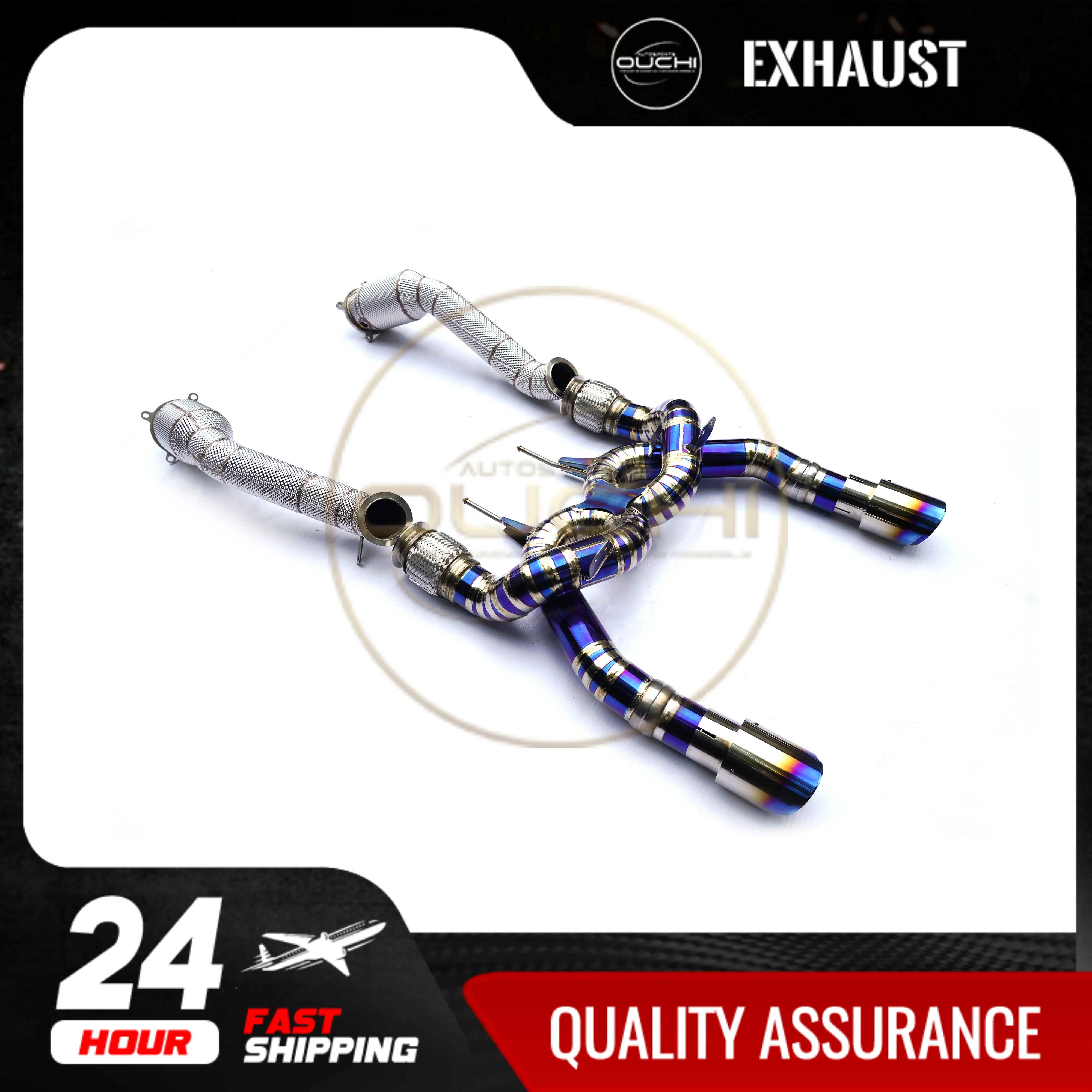 ouchi Factory direct sales Titanium alloy full exhaust catback for McLaren 720s 4.0T Auto Modification Electronic Valve Muffler
ouchi Factory direct sales Titanium alloy full exhaust catback for McLaren 720s 4.0T Auto Modification Electronic Valve Muffler