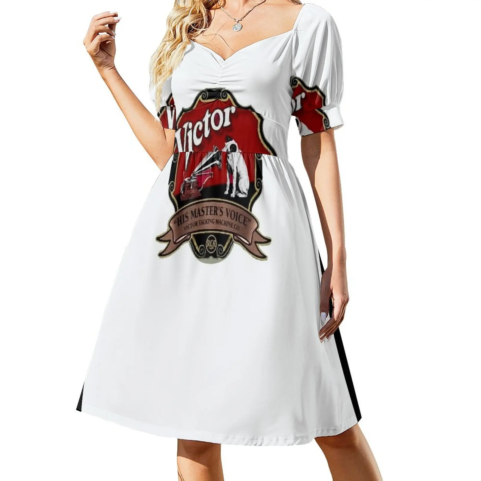 His Masters Voice Short-Sleeved Dress women's summer jumpsuit Prom gown women clothes Party dresses Dress
His Masters Voice Short-Sleeved Dress women's summer jumpsuit Prom gown women clothes Party dresses Dress
