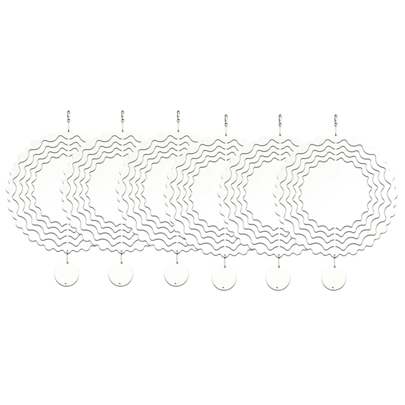 6 PCS Sublimation Wind Spinner Blanks 3D Wind Spinners For Outdoor Garden Decoration C-8 Inch
6 PCS Sublimation Wind Spinner Blanks 3D Wind Spinners For Outdoor Garden Decoration C-8 Inch