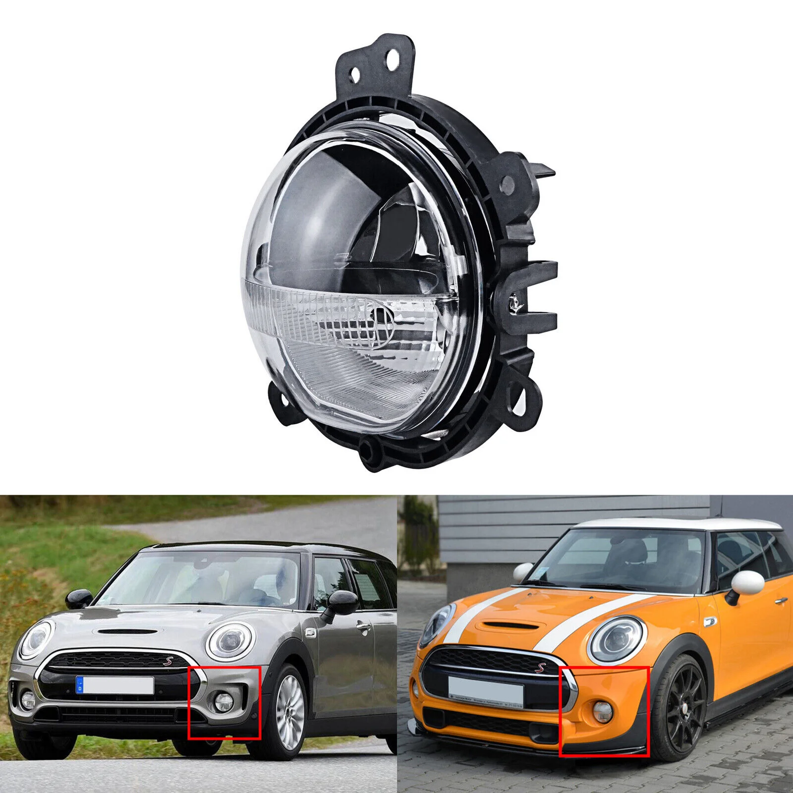 Left Front Bumper Daytime Running Fog Light Assembly No Bulb For Mini Cooper S One F54 F55 F56 F57 2014-up
Left Front Bumper Daytime Running Fog Light Assembly No Bulb For Mini Cooper S One F54 F55 F56 F57 2014-up