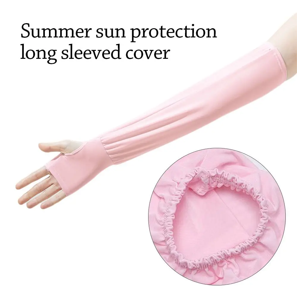 Fashion Solid Color Sunscreen Sleeves Ice Silk Breathable Sun Protection Arm Cover Anti-UV Elastic Arm Sleeves Summer
Fashion Solid Color Sunscreen Sleeves Ice Silk Breathable Sun Protection Arm Cover Anti-UV Elastic Arm Sleeves Summer