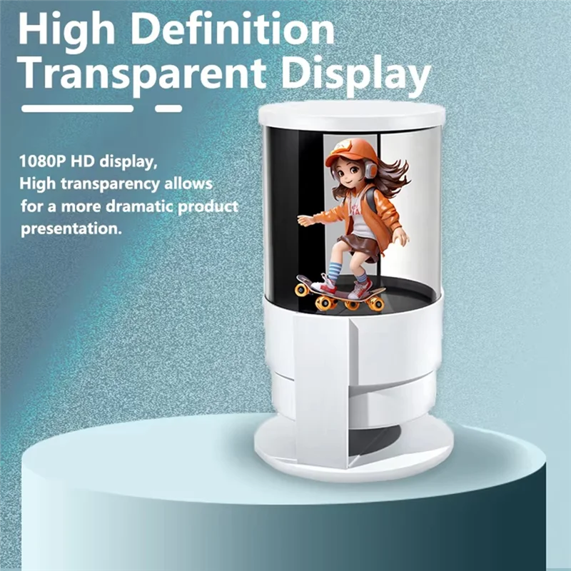 LED-Lit 360° 3D Holographic Cylinder, WIFI-Enabled Fan Screen For Dynamic Advertising Campaigns
LED-Lit 360° 3D Holographic Cylinder, WIFI-Enabled Fan Screen For Dynamic Advertising Campaigns