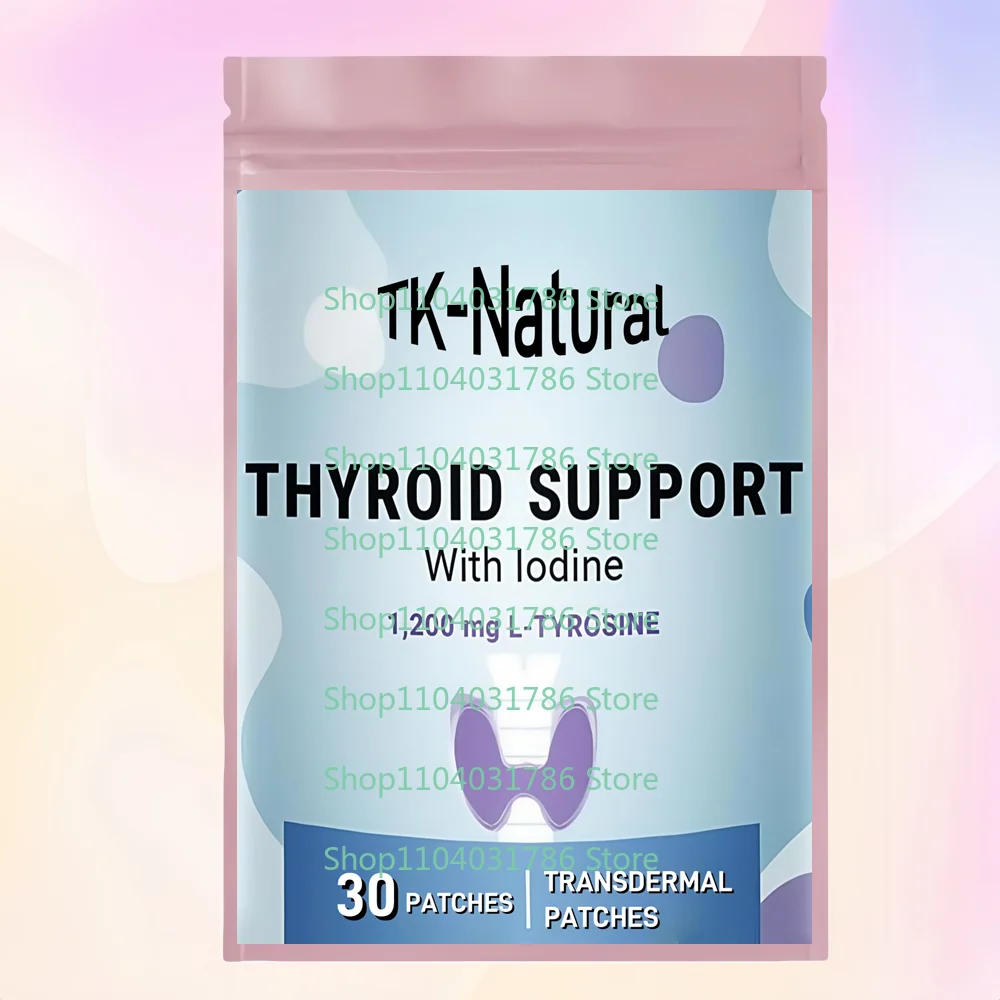 30 трансдермальных пластырей для поддержки щитовидной железы с йодом, L-тирозином, цинком и селеном для повышения энергии
30 трансдермальных пластырей для поддержки щитовидной железы с йодом, L-тирозином, цинком и селеном для повышения энергии