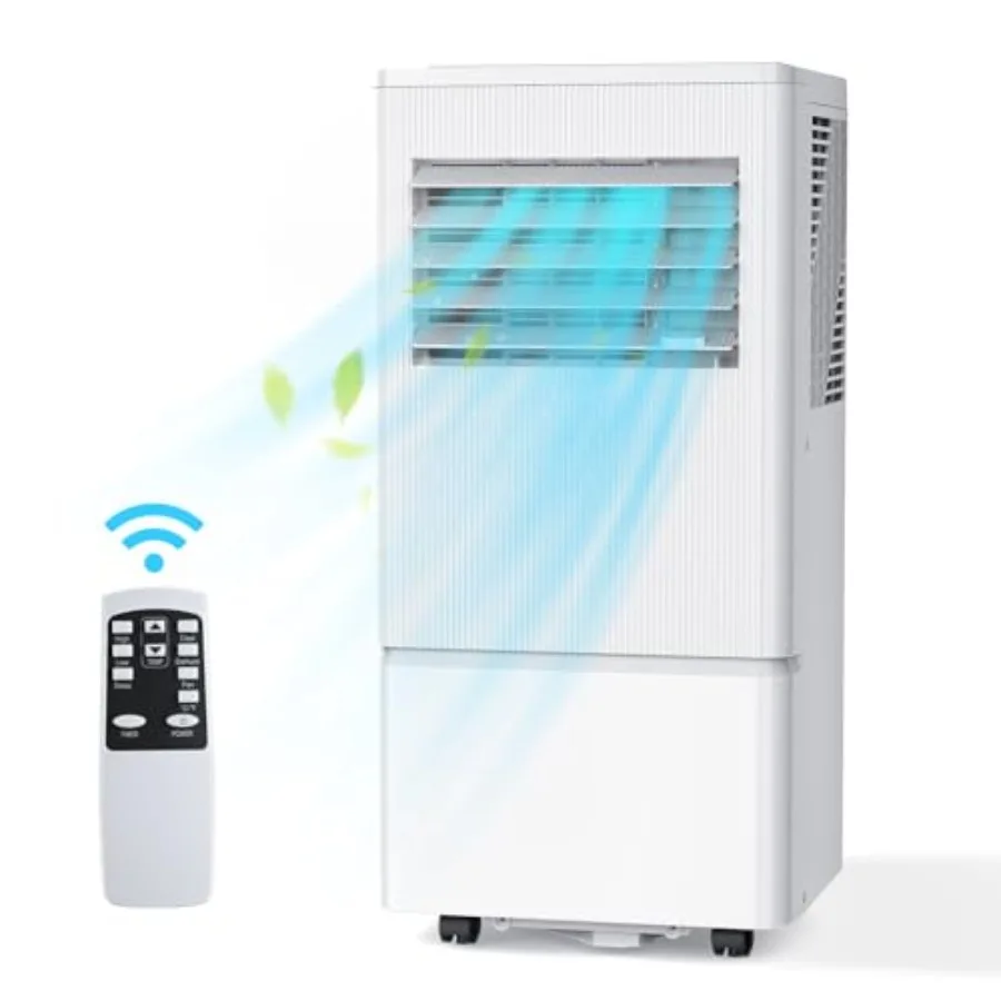 10000 BTU Portable Air Conditioners Air Conditioner Portable for Room Up to 450 Sq.Ft Remote Control Sleep Mode 24H Timer Dehum
10000 BTU Portable Air Conditioners Air Conditioner Portable for Room Up to 450 Sq.Ft Remote Control Sleep Mode 24H Timer Dehum