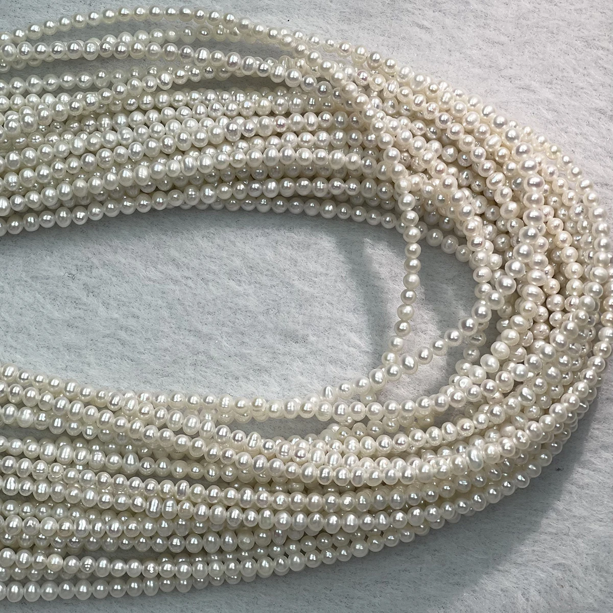 AA+ Natural Freshwater Pear White Potato Pearl 2-2.5mm For Jewelry Making DIY Necklace Earrings Bracelet Accessory
AA+ Natural Freshwater Pear White Potato Pearl 2-2.5mm For Jewelry Making DIY Necklace Earrings Bracelet Accessory