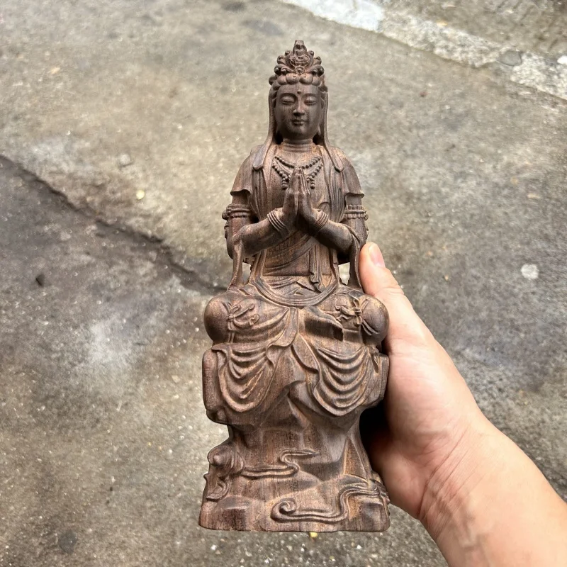 Retro natural wood carving free Guanyin Avalokitesvara Bodhisattva Buddha statue Zen inspired ornament handicraft
Retro natural wood carving free Guanyin Avalokitesvara Bodhisattva Buddha statue Zen inspired ornament handicraft