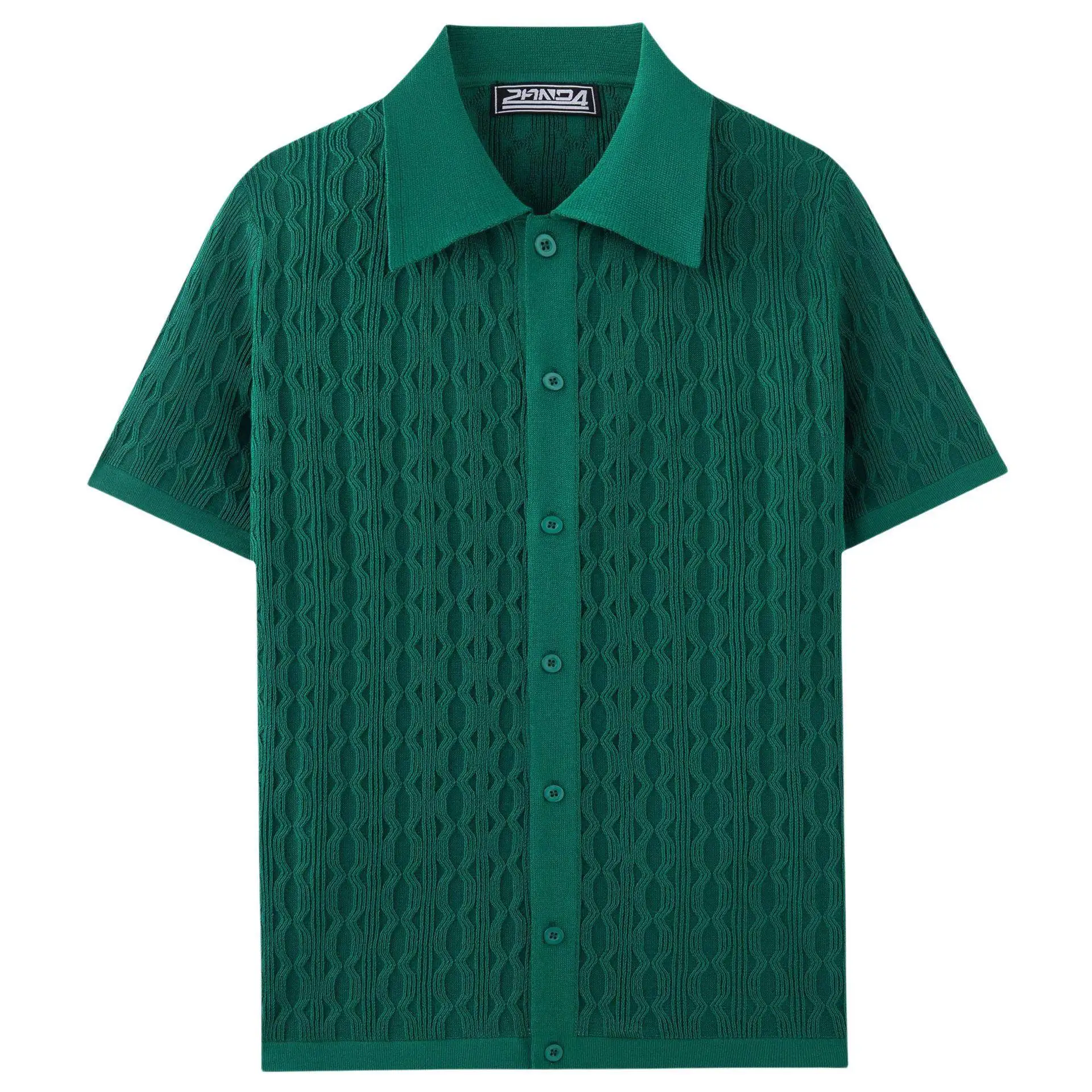 Cool Silk Knitted Shirt Casual Short Sleeve Cuban Collar Breathable Comfortable Men's Summer Fashion Standard Fit T-Shirt
Cool Silk Knitted Shirt Casual Short Sleeve Cuban Collar Breathable Comfortable Men's Summer Fashion Standard Fit T-Shirt