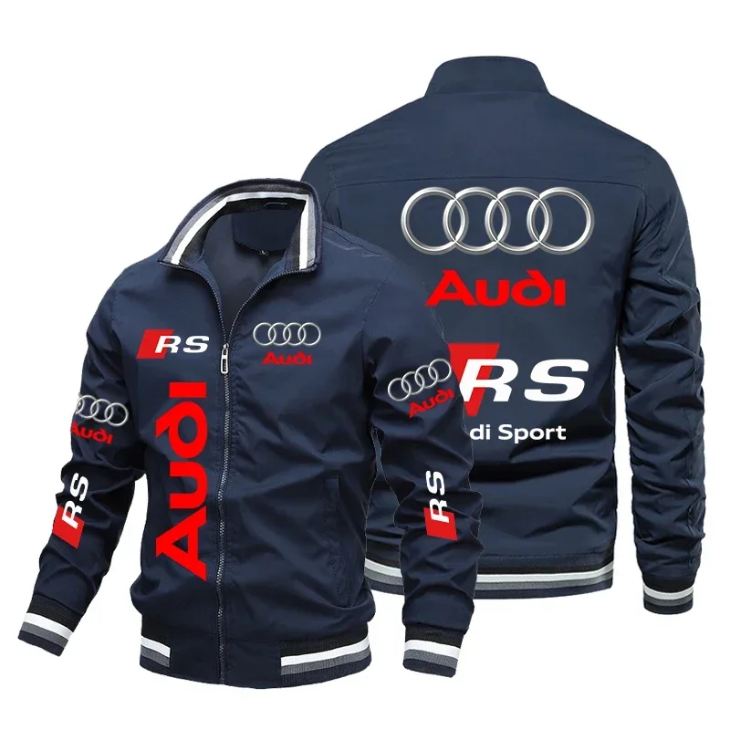 Jackets For Men Audi and RS Logo Print Motorcycle Jacket Windbreaker Men Racing Biker Jacket Audi Jacket Men Clothing Coat
Jackets For Men Audi and RS Logo Print Motorcycle Jacket Windbreaker Men Racing Biker Jacket Audi Jacket Men Clothing Coat