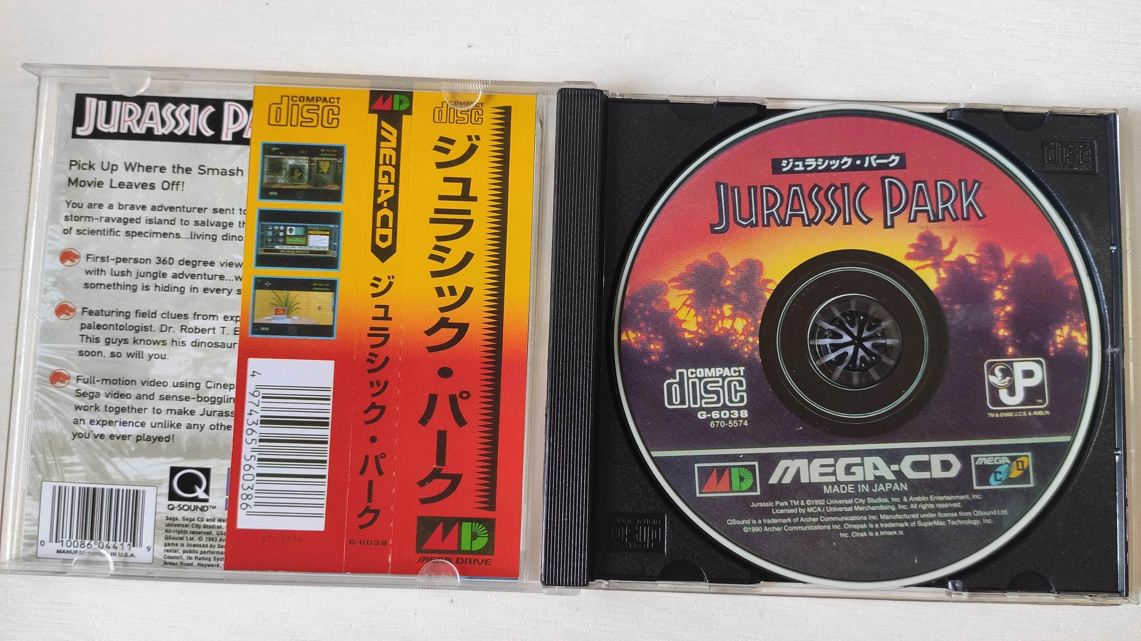 Mega CD Copy Disc Jurassic Game Without Manual Unlock Megasega Console Retro Optical Drive Direct Reading Game Parts
Mega CD Copy Disc Jurassic Game Without Manual Unlock Megasega Console Retro Optical Drive Direct Reading Game Parts