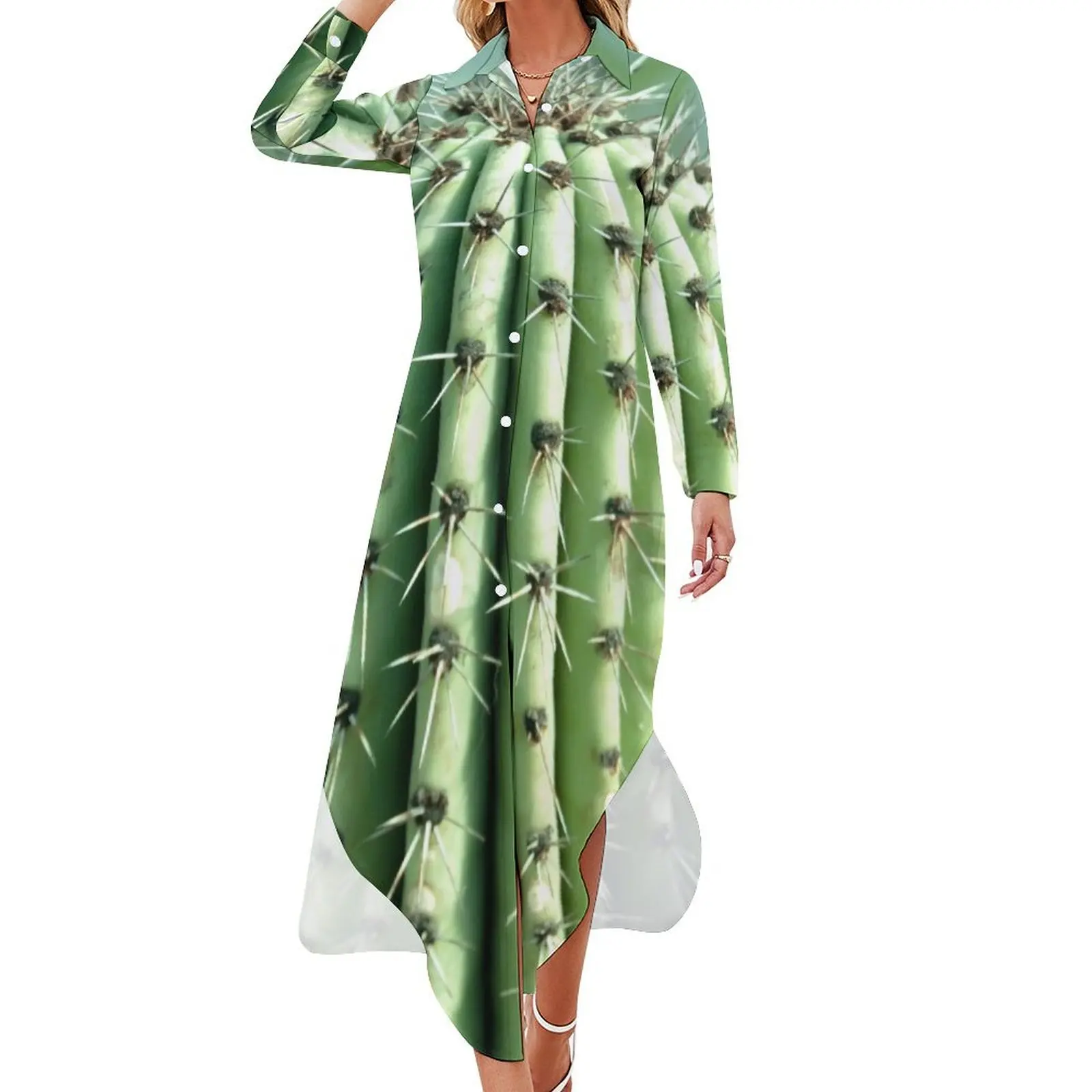 cactus photography Long Sleeved Shirt Dress summer woman dress 2024 women clothes
cactus photography Long Sleeved Shirt Dress summer woman dress 2024 women clothes