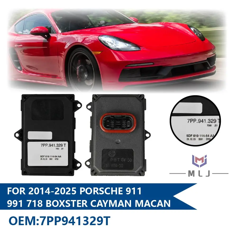 7PP941329T LED Headlight Cornering Module For 2014-2025 Porsche 911 991 718 Boxster Cayman Macan Ballast Control Unit DRL Module
7PP941329T LED Headlight Cornering Module For 2014-2025 Porsche 911 991 718 Boxster Cayman Macan Ballast Control Unit DRL Module