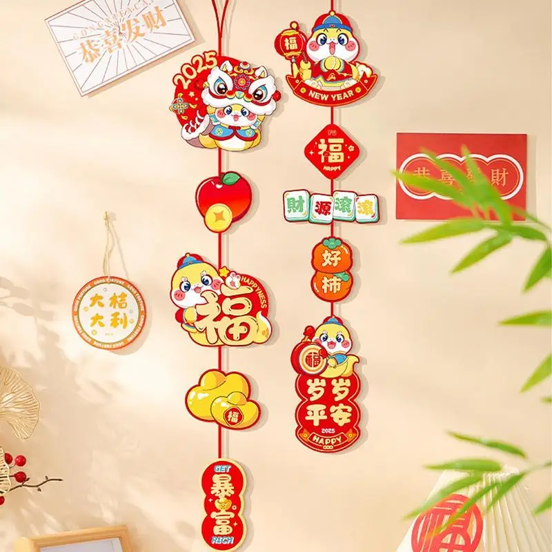 Chinese Snake Year 10 Pieces Door Decoration Pendant Snake Year 2025 Decor Chinese New Year Decorations Ornaments For Window
Chinese Snake Year 10 Pieces Door Decoration Pendant Snake Year 2025 Decor Chinese New Year Decorations Ornaments For Window