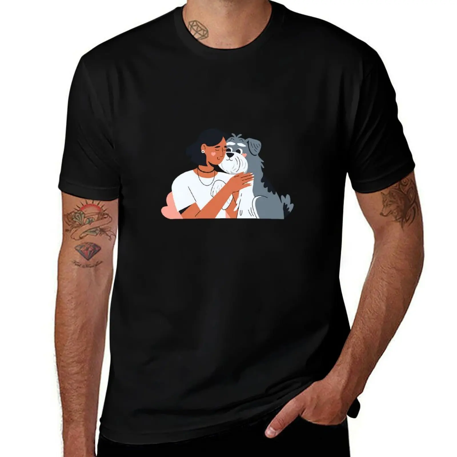 Warm Dog & Owner Bond Heartfelt Animal Companion Art T-Shirt T-Shirt blanks topping vintage anime shirt mens cotton t shirts
Warm Dog & Owner Bond Heartfelt Animal Companion Art T-Shirt T-Shirt blanks topping vintage anime shirt mens cotton t shirts