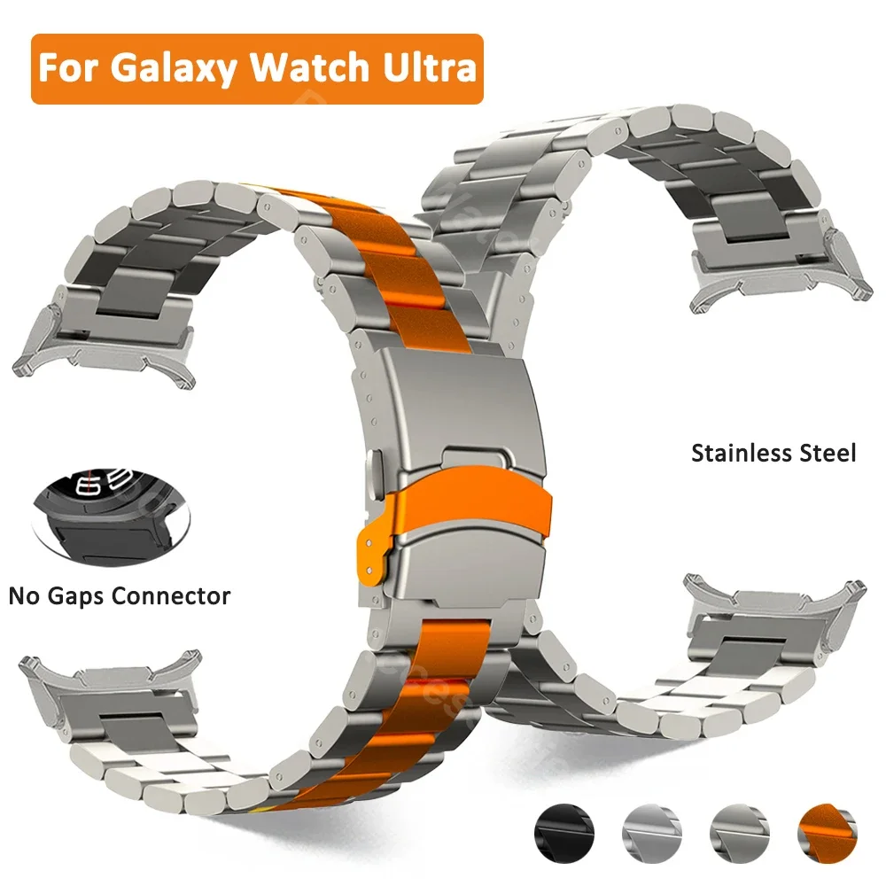 Титановый ремешок без зазоров для Samsung Galaxy Watch Ultra 47 мм, металлический браслет для Galaxy WATCH 47 ULTRA, деловой мужской ремешок с изогнутым концом
Титановый ремешок без зазоров для Samsung Galaxy Watch Ultra 47 мм, металлический браслет для Galaxy WATCH 47 ULTRA, деловой мужской ремешок с изогнутым концом
