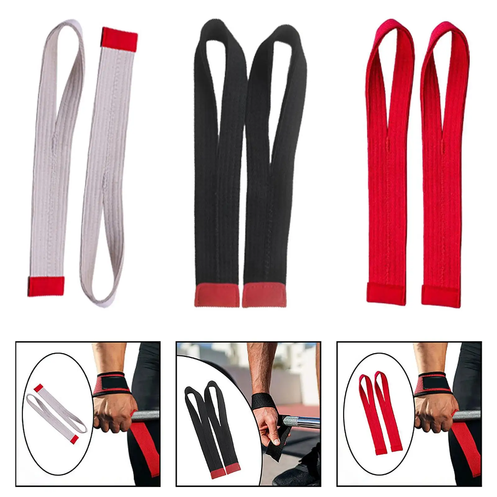 1 Pair Weight Lifting Straps Non Slip Hand Grip Wrist Support Wraps for Workout Pull up Bodybuilding Powerlifting Deadlifting
1 Pair Weight Lifting Straps Non Slip Hand Grip Wrist Support Wraps for Workout Pull up Bodybuilding Powerlifting Deadlifting