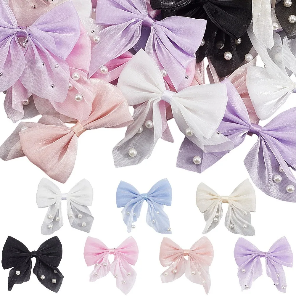 28Pcs 7 Colors Polyester and Resin Pearl Bowknot Ornament Accessories Mixed Color 85x80x10mm 4pcs/color
28Pcs 7 Colors Polyester and Resin Pearl Bowknot Ornament Accessories Mixed Color 85x80x10mm 4pcs/color