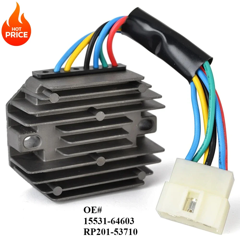 15531-64603 RP201-53710 Regulator Rectifier For Kubota B1700 B2100 B2400 B2410 B2710 B2910 B7300 B7500 B7800 B1550 B1750 B2150
15531-64603 RP201-53710 Regulator Rectifier For Kubota B1700 B2100 B2400 B2410 B2710 B2910 B7300 B7500 B7800 B1550 B1750 B2150