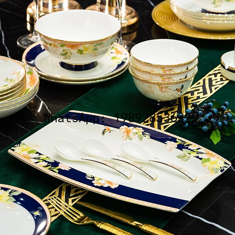 x-14 high-end bone china tableware bowl and plate suitfor home wholesaleaccessible luxury gold rim bowl and chopsticks
x-14 high-end bone china tableware bowl and plate suitfor home wholesaleaccessible luxury gold rim bowl and chopsticks