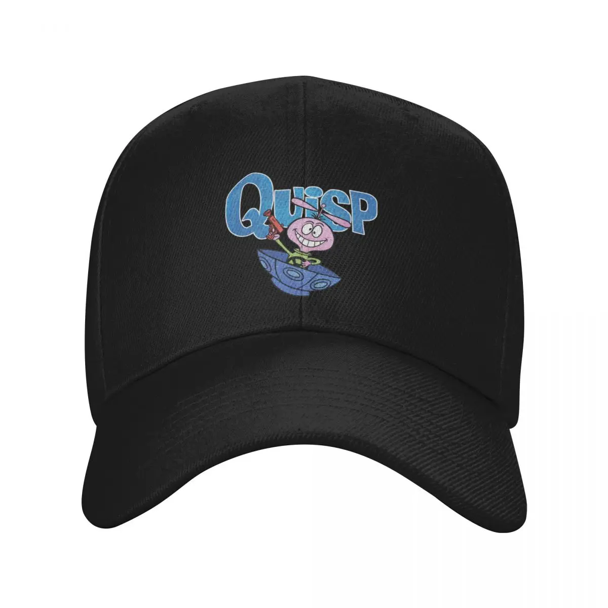 Tribute to Jay Ward 70s Quisp Cereal Mascot Character, Flying Saucer and Logotype Baseball Cap Hip Hop Caps For Men Women's
Tribute to Jay Ward 70s Quisp Cereal Mascot Character, Flying Saucer and Logotype Baseball Cap Hip Hop Caps For Men Women's